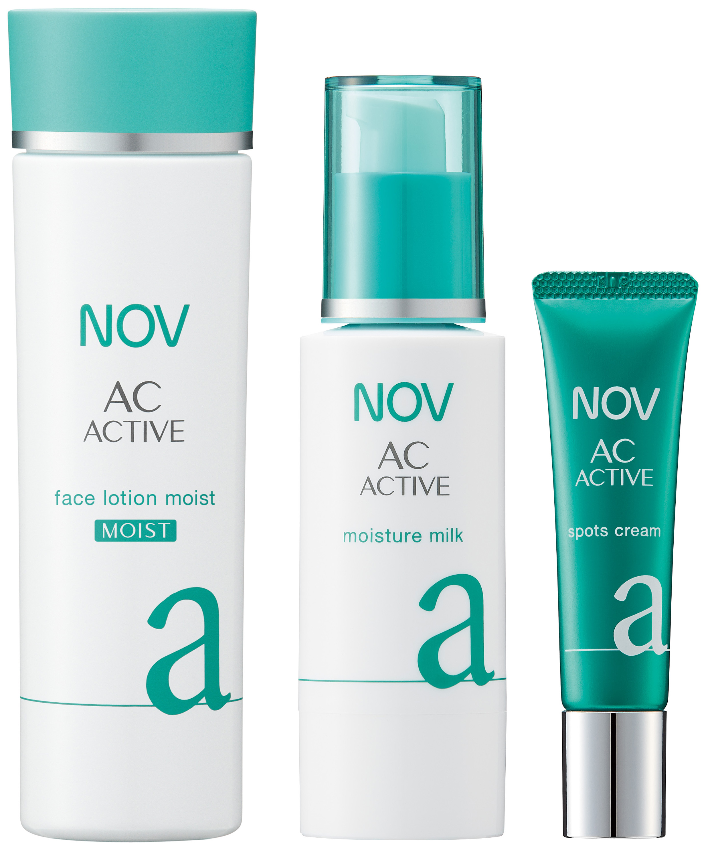 NOVノブ　ACアクティブ　スキンケア3点セット　ウォッシング&化粧水&乳液